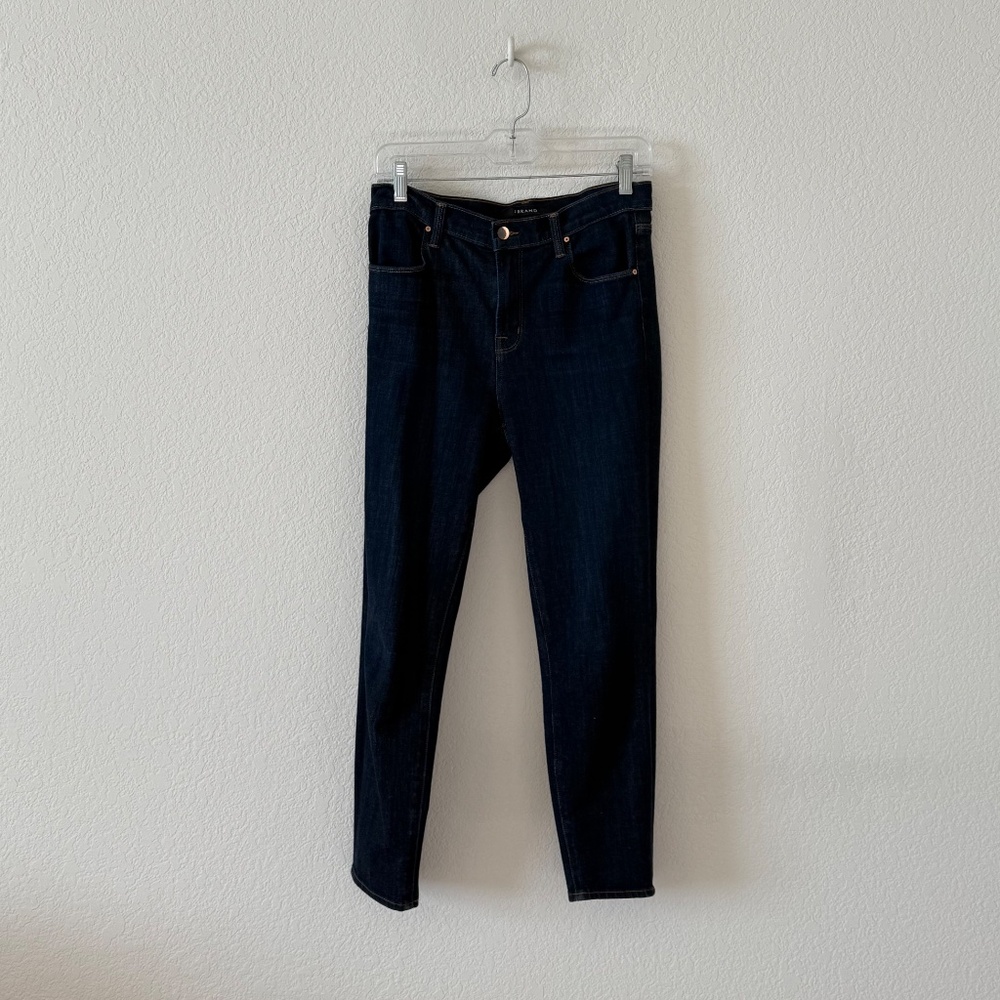 J Brand Alana Ankle Cropped Jeans in dark blue